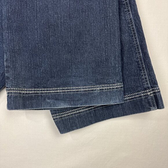 Coz Jeans Flare Leg Button Flap Closure 30x31 Women's 12 stretch dark wash Y2K - Picture 6 of 13